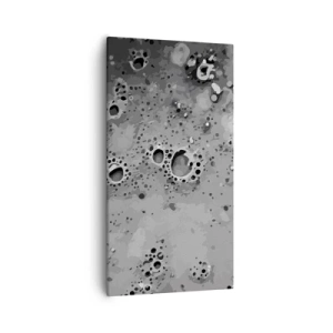 Impression sur toile - Image sur toile - Comme un paysage lunaire - 55x100 cm