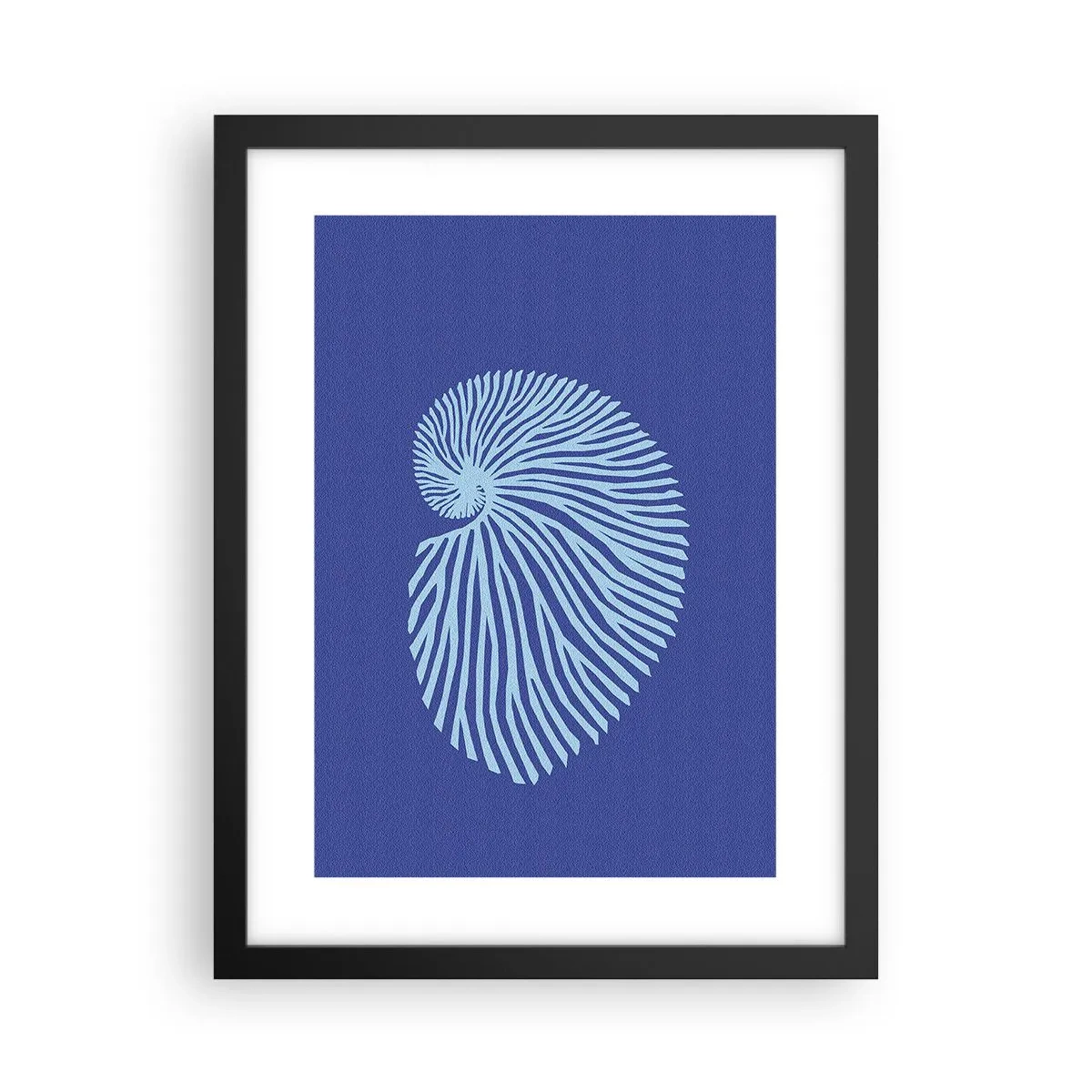 Affiche dans un cadre noir - Poster - La naissance de la coquille - 30x40 cm