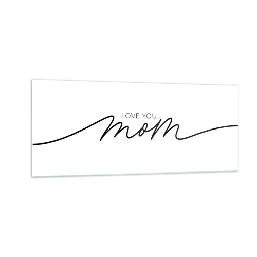 Impression sur verre - Image sur verre - Grand chamboulement - 100x40 cm