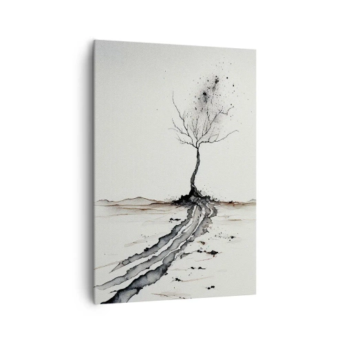 Impression sur toile - Image sur toile - Mélancolie hivernale - 70x100 cm