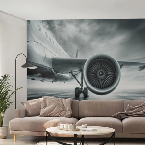 Papier Peint Photo Standard Eco - Sent la force! - Avion, Voyage, Entreprise - 250x175 cm
