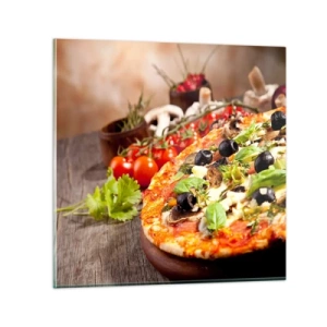 Impression sur verre - Image sur verre - Des ingrédients telluriques - 70x70 cm