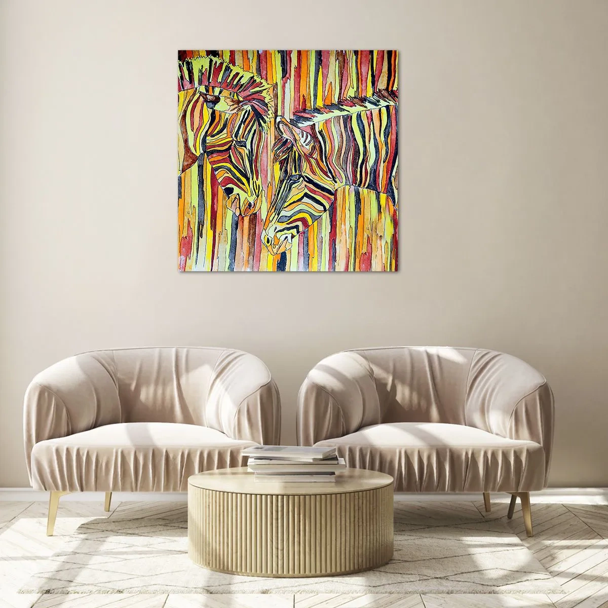 Impression sur verre - Image sur verre - Et donc toi aussi... - 60x60 cm