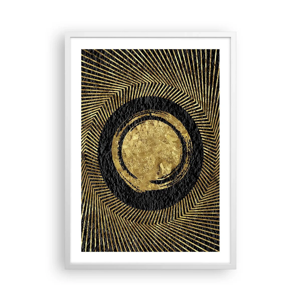 Affiche dans un cadre blanc - Poster - Composition glamour - 50x70 cm