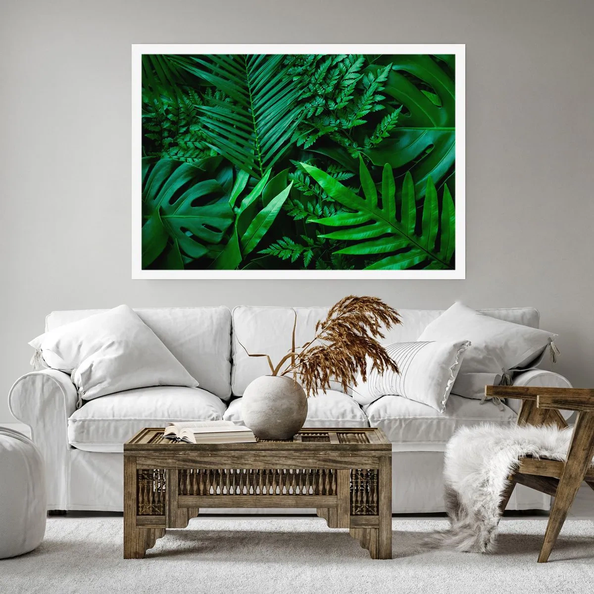 Affiche - Poster - Emmitouflé de verdure - 70x50 cm