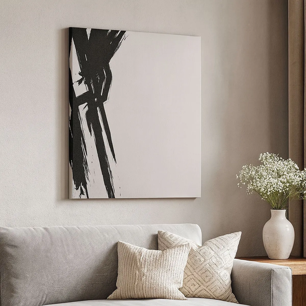 Impression sur toile - Image sur toile - Ruée imparable - 30x30 cm