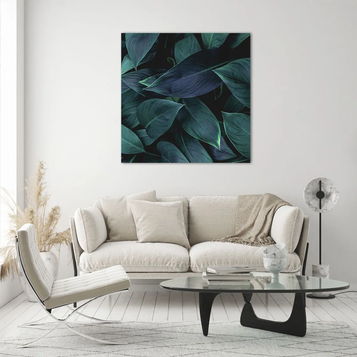 Impression sur verre - Image sur verre - le vert lui-même - 40x40 cm