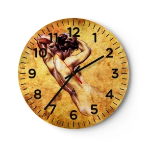 Horloge murale - Pendule murale - Découverte, mais toujours mystèrieuse - 40x40 cm