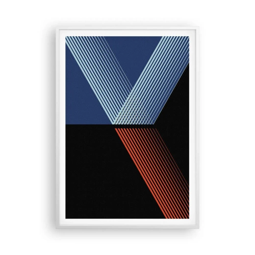 Affiche dans un cadre blanc - Poster - Histoire simple - 70x100 cm