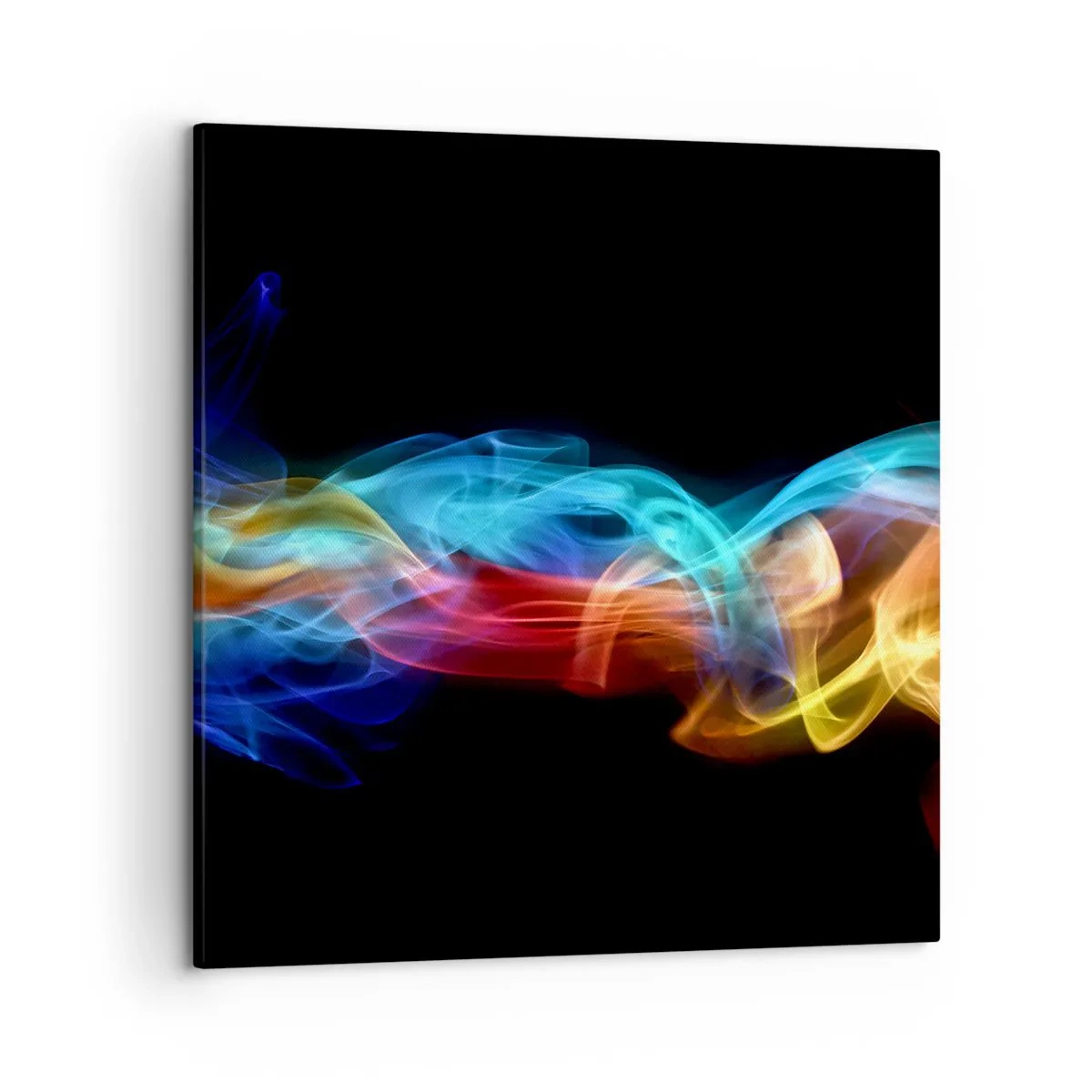 Impression sur toile - Image sur toile - Danse arc-en-ciel du brouillard - 50x50 cm