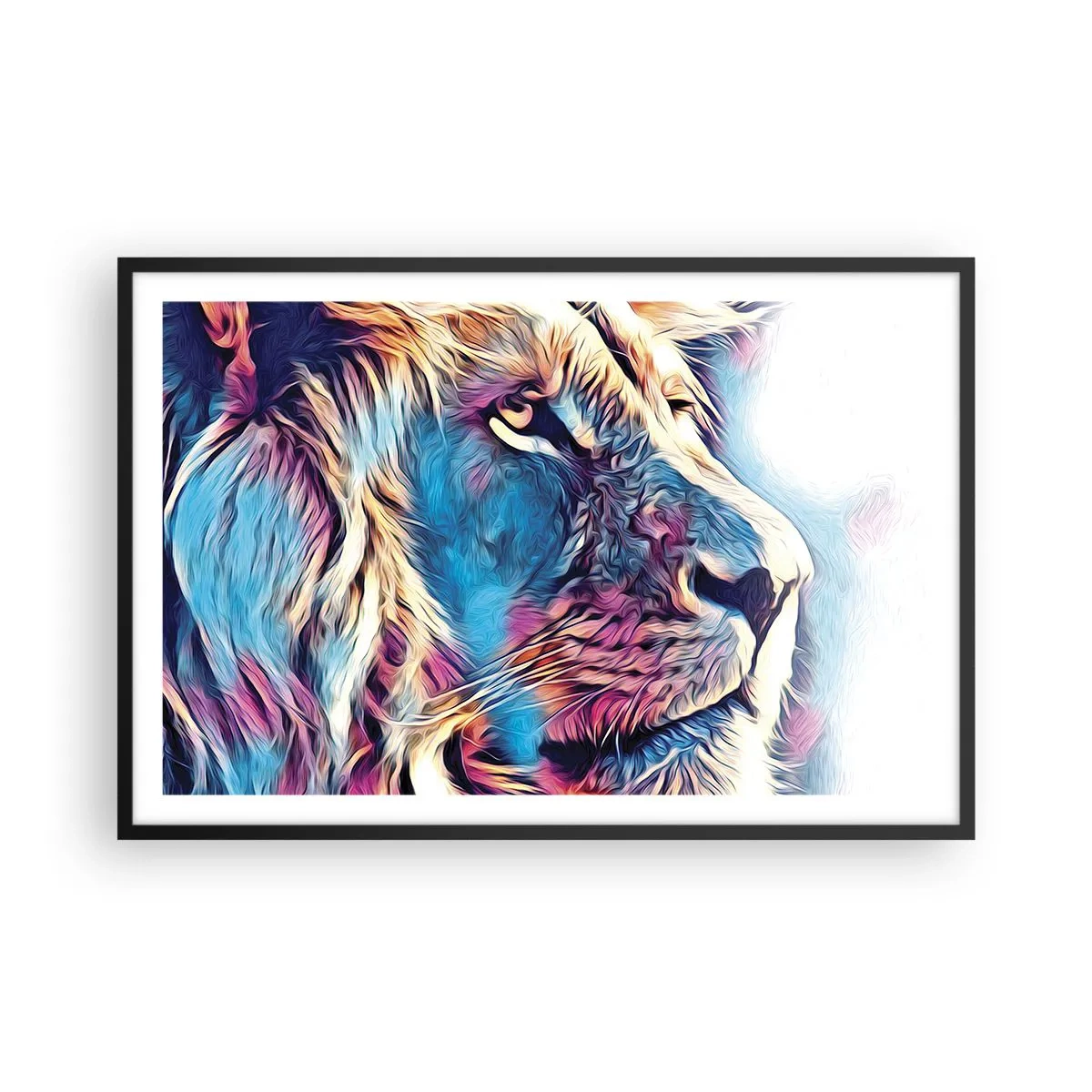 Affiche dans un cadre noir - Poster - L'intelligence de la nature - 91x61 cm