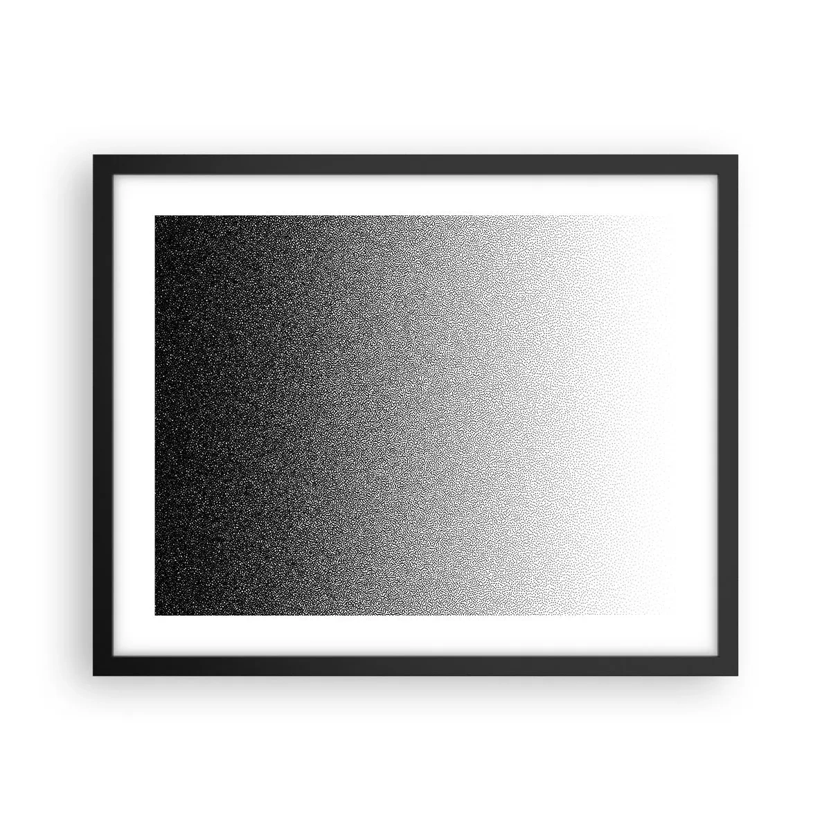 Affiche dans un cadre noir - Poster - Du coté de la lumière - 50x40 cm