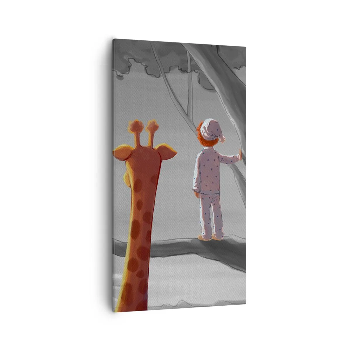 Impression sur toile - Image sur toile - Cela arrive vraiment - 55x100 cm