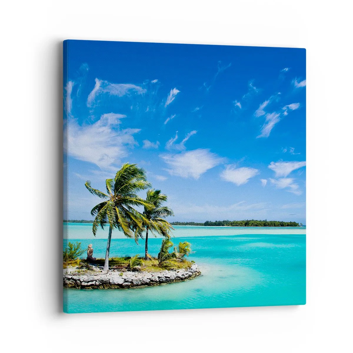 Impression sur toile - Image sur toile - Paradis sur Terre - 40x40 cm