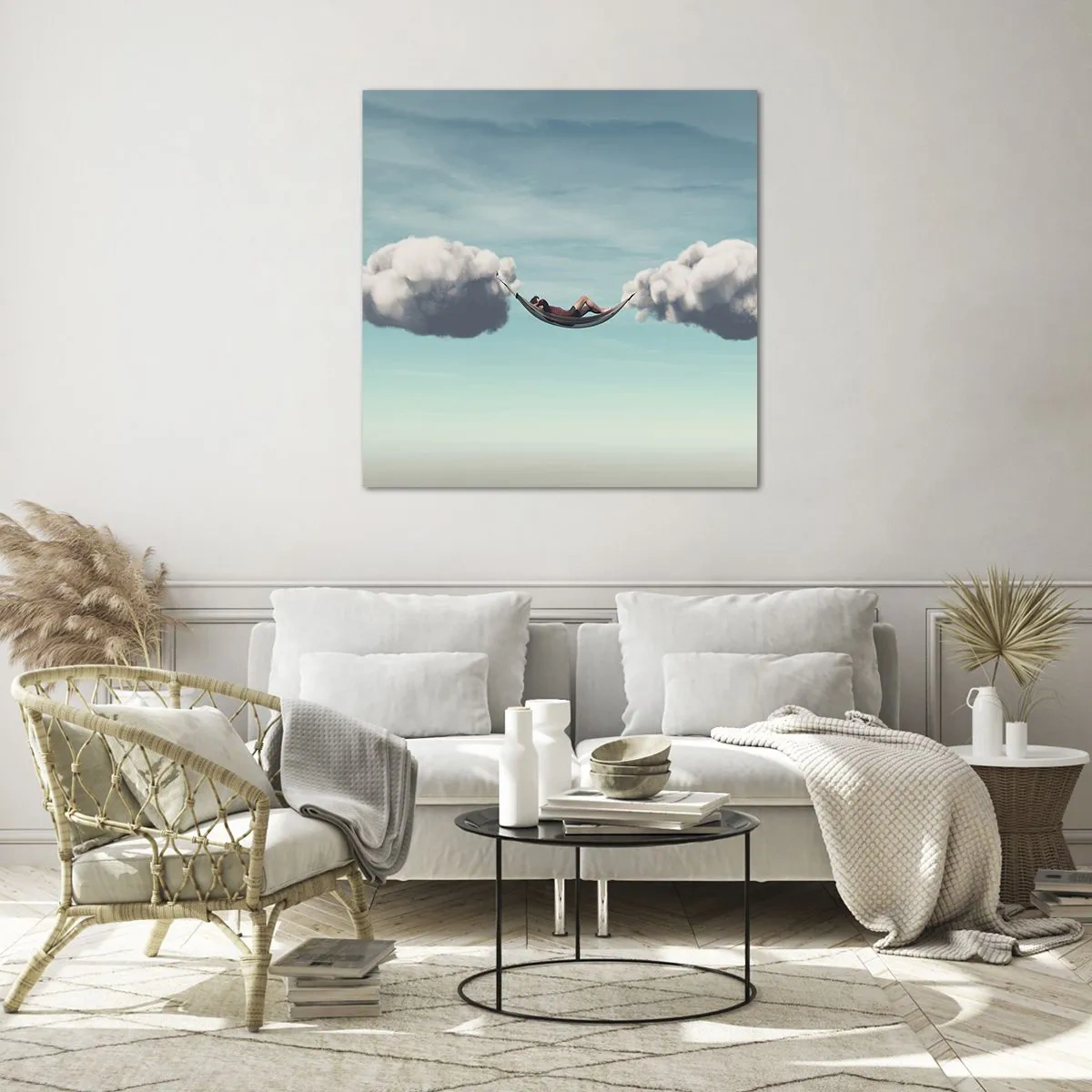 Impression sur verre - Image sur verre - Instant de bonheur - 30x30 cm