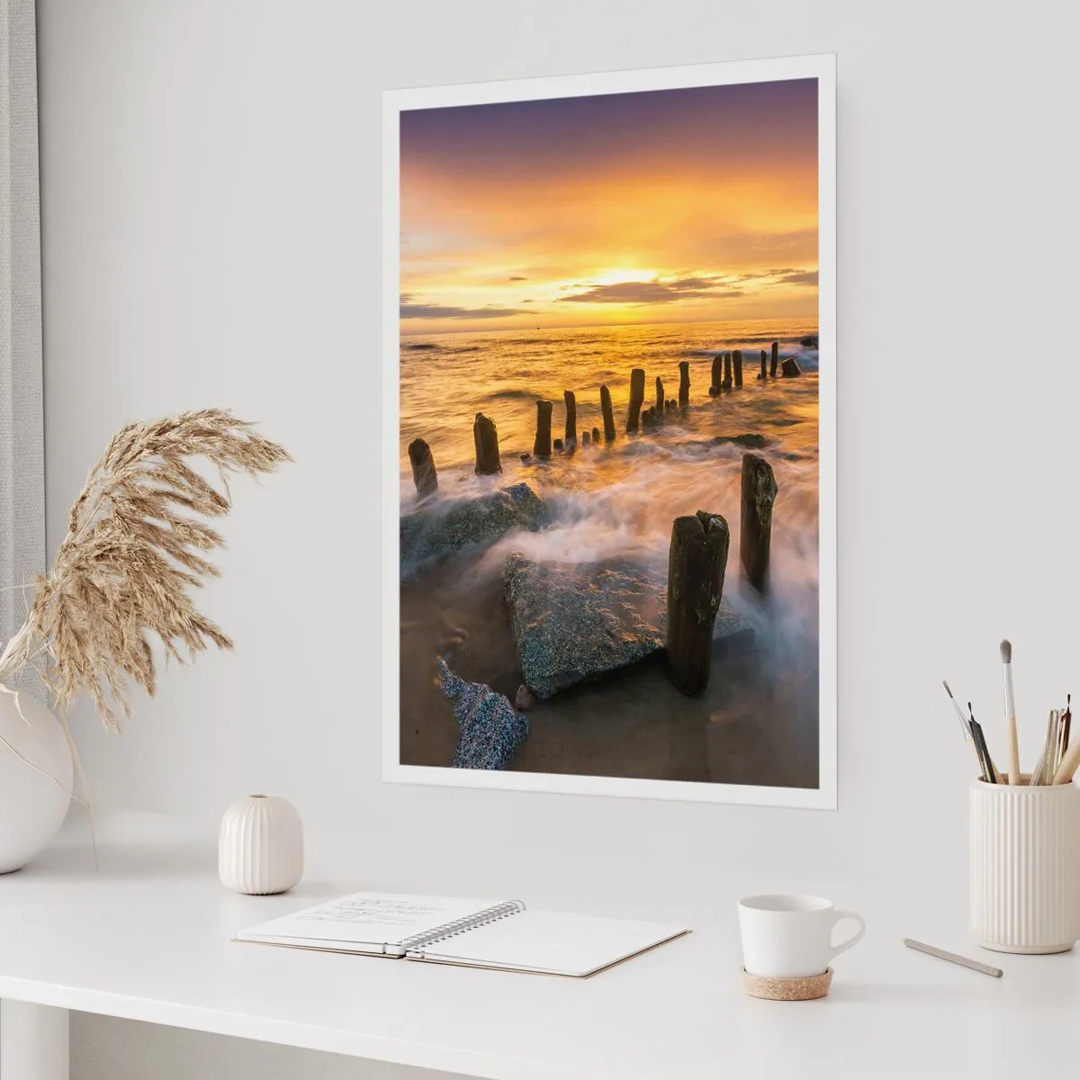 Affiche - Poster - La beauté brute de la mer Baltique - 70x100 cm