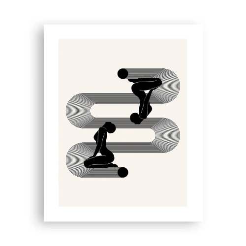 Affiche - Poster - Symétrie sensuelle - 40x50 cm