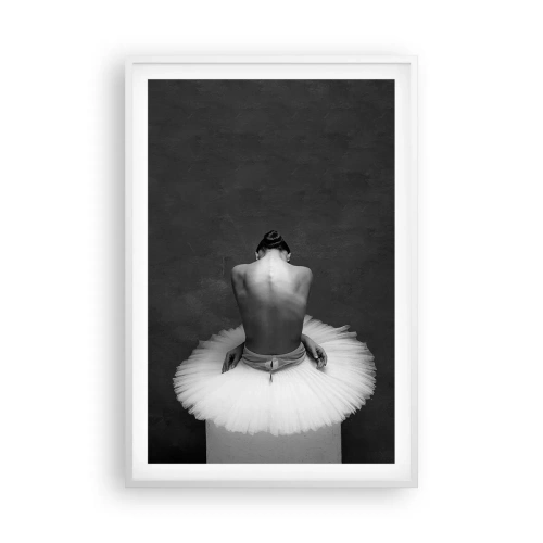 Affiche dans un cadre blanc - Poster - C'est justement en train de fleurir - 61x91 cm