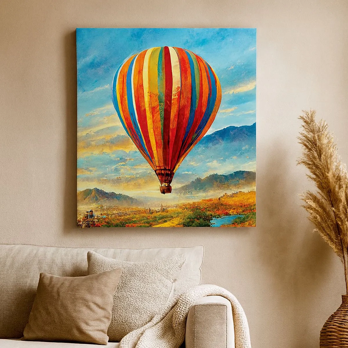 Impression sur toile - Image sur toile - Dans le silence on voit mieux - 30x30 cm