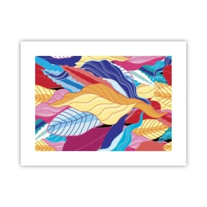 Affiche - Poster - Un désordre coloré - 40x30 cm