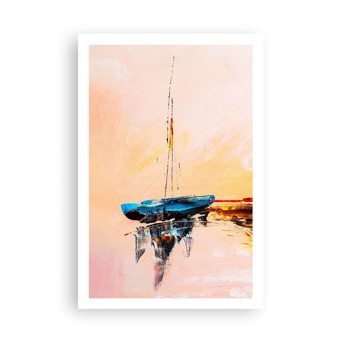 Affiche - Poster - Soirée à la marina - 61x91 cm