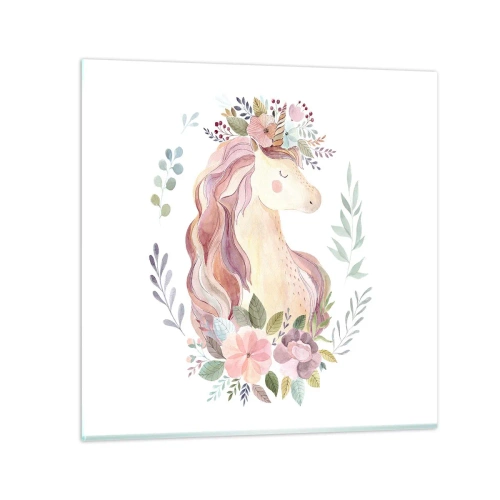 Impression sur verre - Image sur verre - Invitation au monde des contes de fées - 30x30 cm