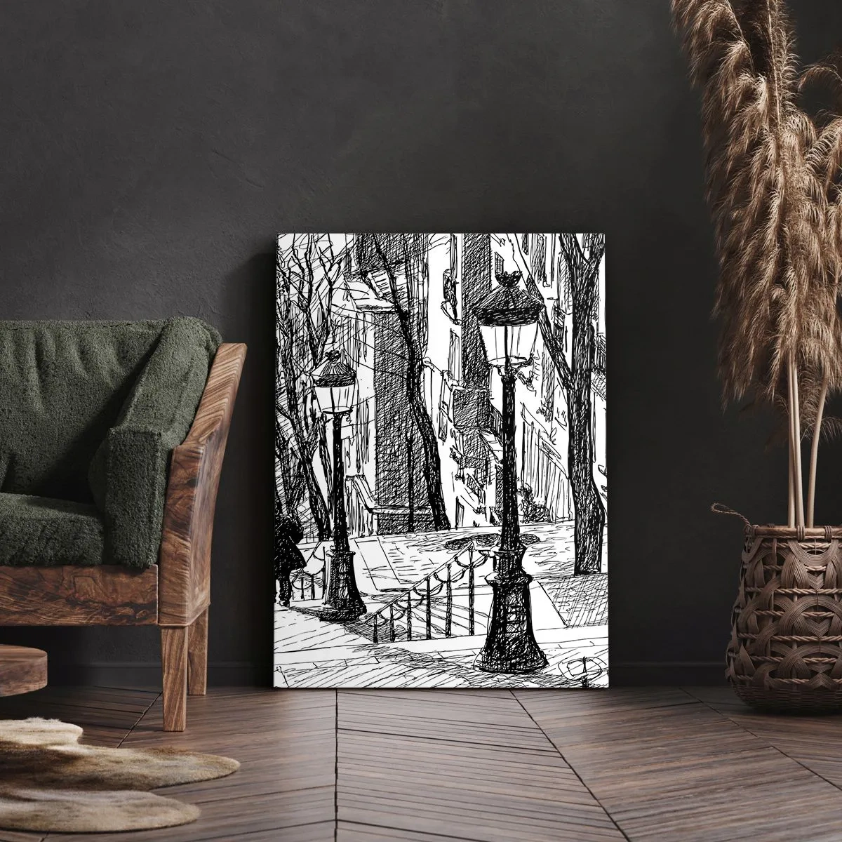 Impression sur toile - Image sur toile - Une histoire d'amour ou une histoire d'horreur ? - 65x120 cm