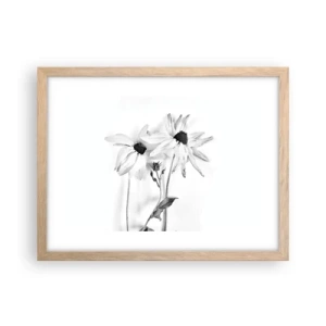 Affiche dans un chêne clair - Poster - Personne ne souhaite être seul - 40x30 cm