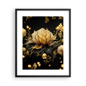 Affiche dans un cadre noir - Poster - Fragilité subtile - 40x50 cm