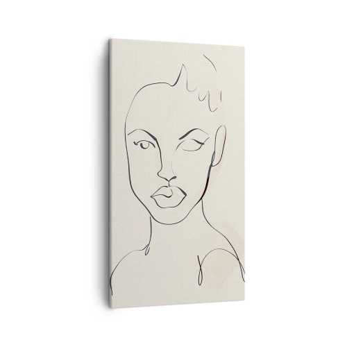 Impression sur toile - Image sur toile - Esquisse de la sensualité - 45x80 cm