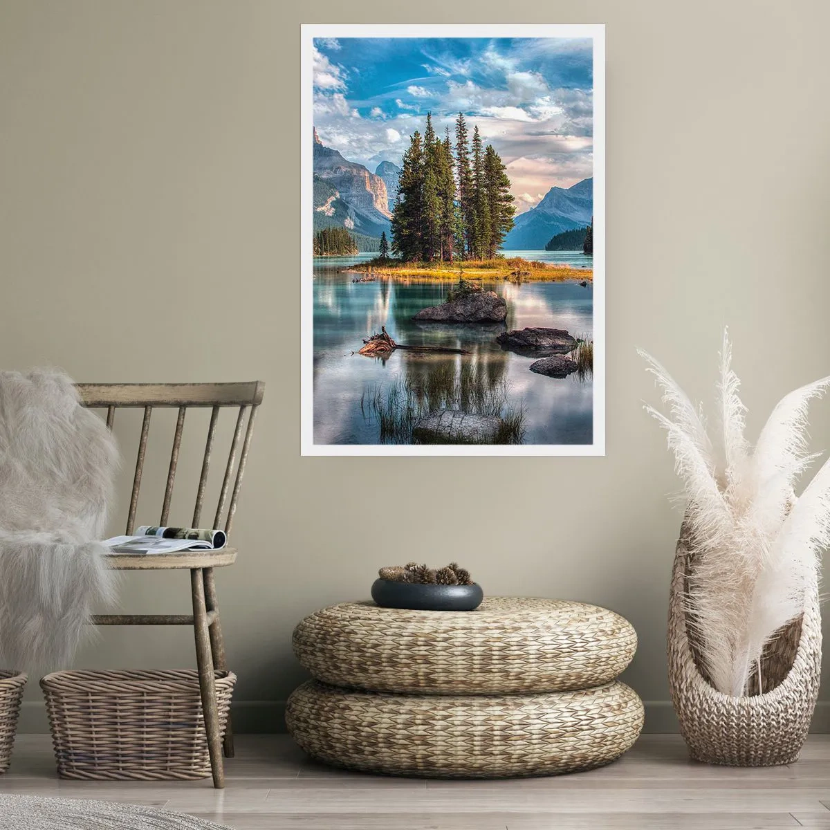 Affiche - Poster - Sous les grandes eaux claires - 40x50 cm