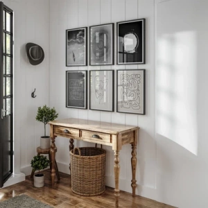 Scandinavian entrance - Inspiration pour la salle