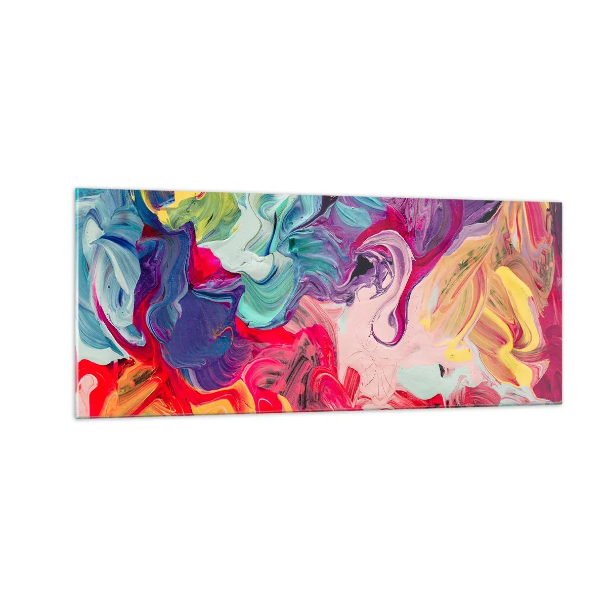 Impression sur verre - Image sur verre - La naissance des couleurs - 100x40 cm