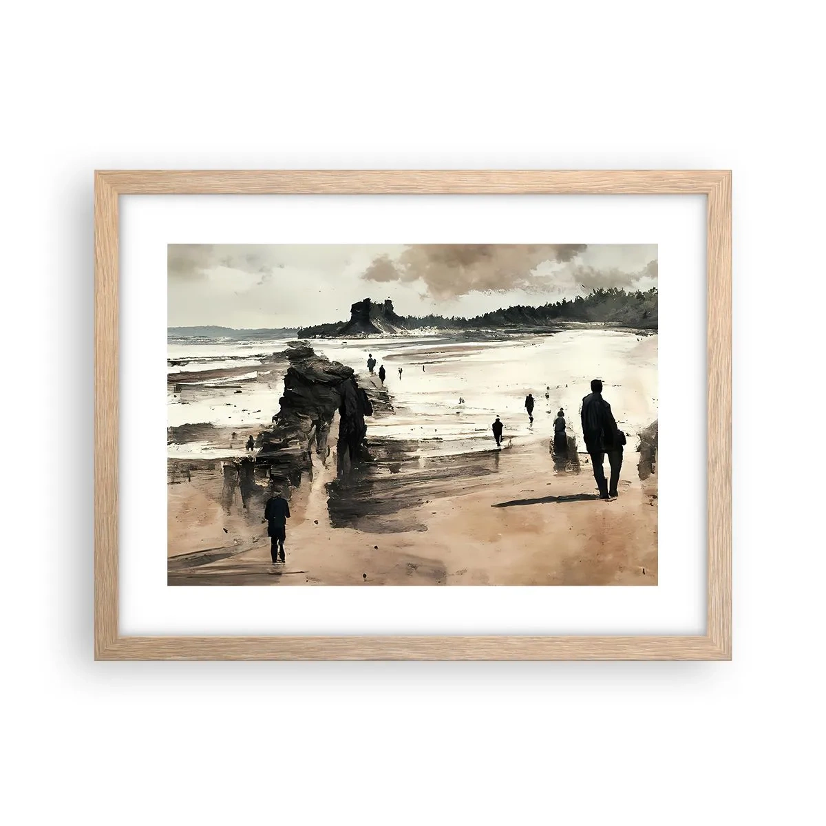 Affiche dans un chêne clair - Poster - Invoqué - 40x30 cm