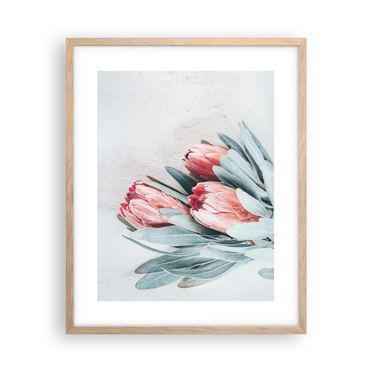 Affiche dans un chêne clair - Poster - Honte de leur propre beauté - 40x50 cm