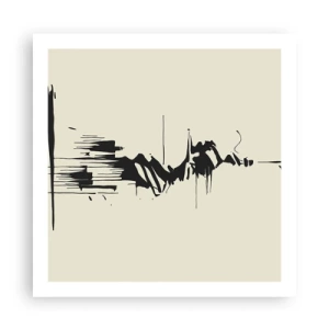 Affiche - Poster - Abstraction hâtive - 60x60 cm