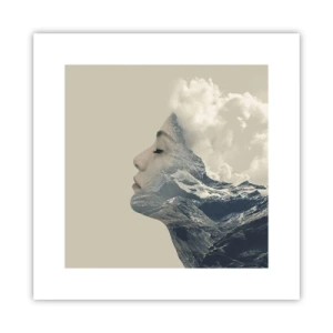 Affiche - Poster - La beauté des éléments - 30x30 cm