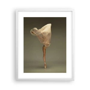 Affiche dans un cadre blanc - Poster - Il va bientôt s'envoler - 40x50 cm