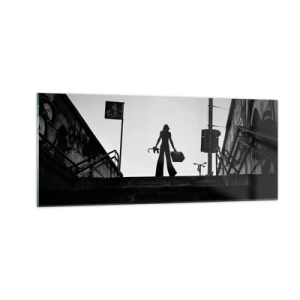 Impression sur verre - Image sur verre - Pèlerinage urbain - 100x40 cm