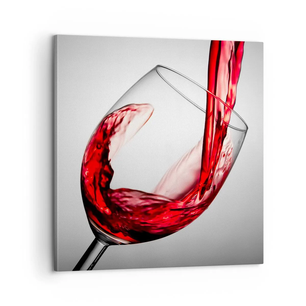 Impression sur toile - Image sur toile - Nuance - mouvement - son - 60x60 cm