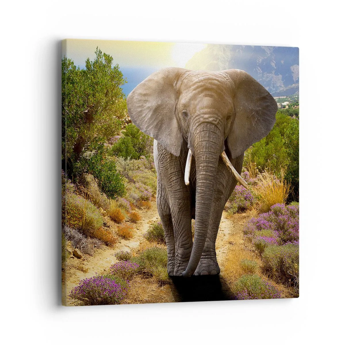 Impression sur toile - Image sur toile - Voilà à quoi ressemblait l'Eden - 40x40 cm