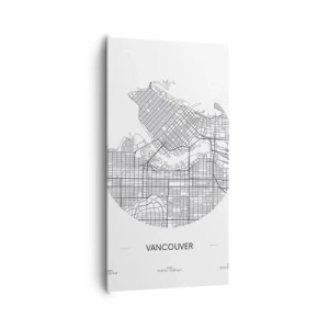 Impression sur toile - Image sur toile - Anatomie de Vancouver - 65x120 cm