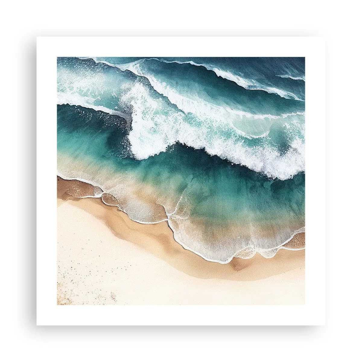 Affiche - Poster - La rencontre éternelle - 50x50 cm