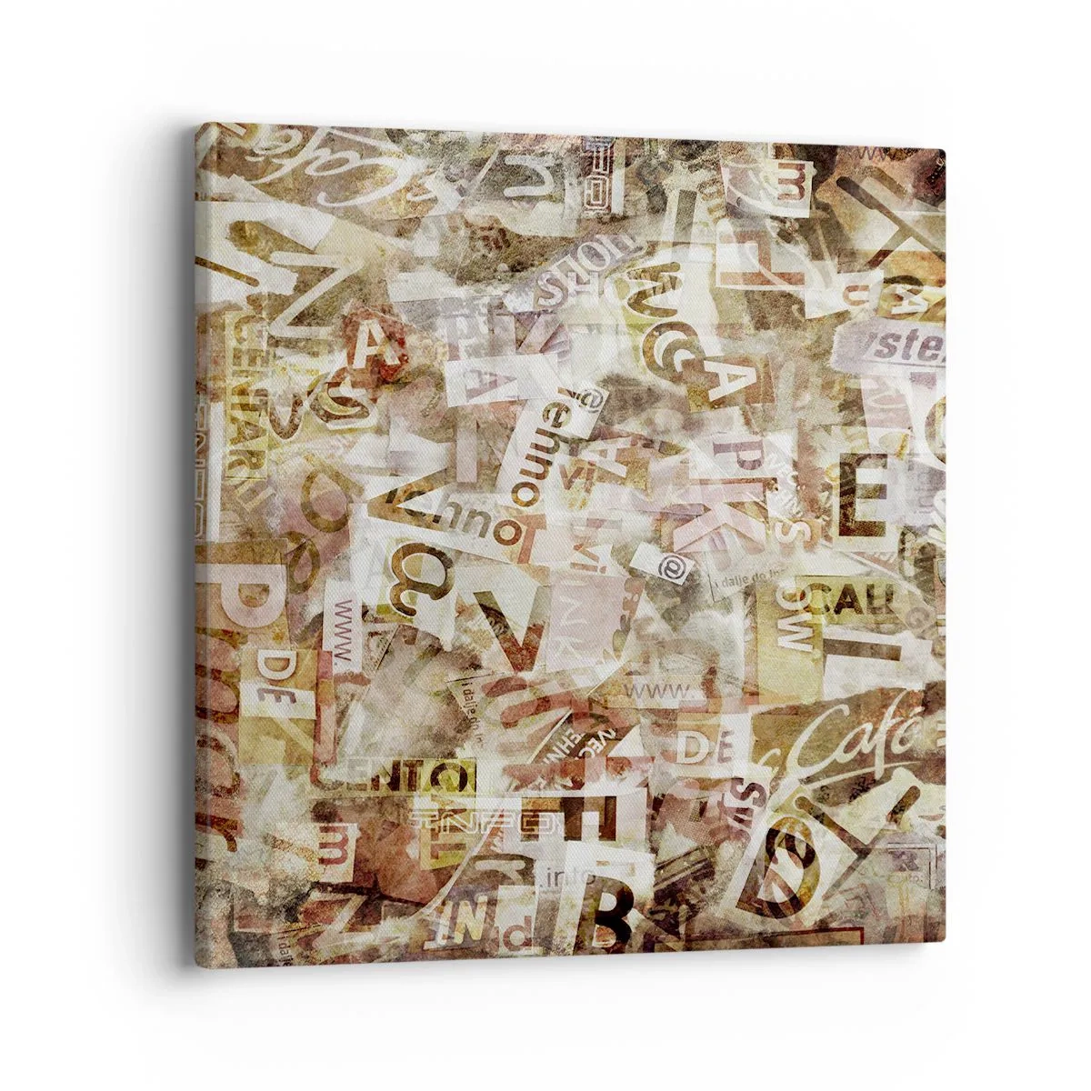 Impression sur toile - Image sur toile - J'unifie le bavardage - 40x40 cm