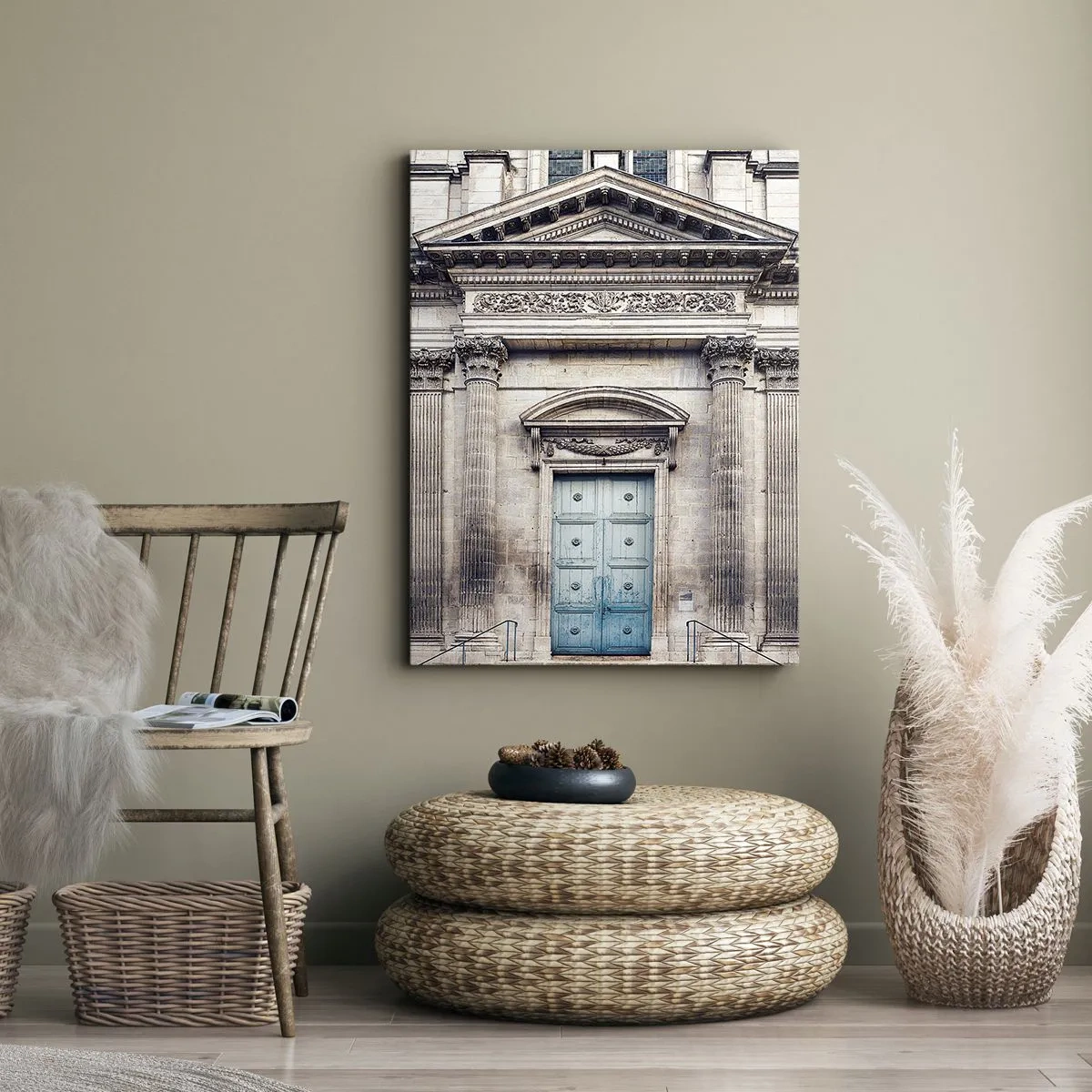 Impression sur toile - Image sur toile - La porte d'entrée vers le monde de l'esprit - 45x80 cm