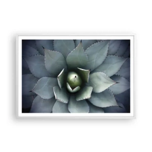 Affiche dans un cadre blanc - Poster - Wabi et observe - 100x70 cm