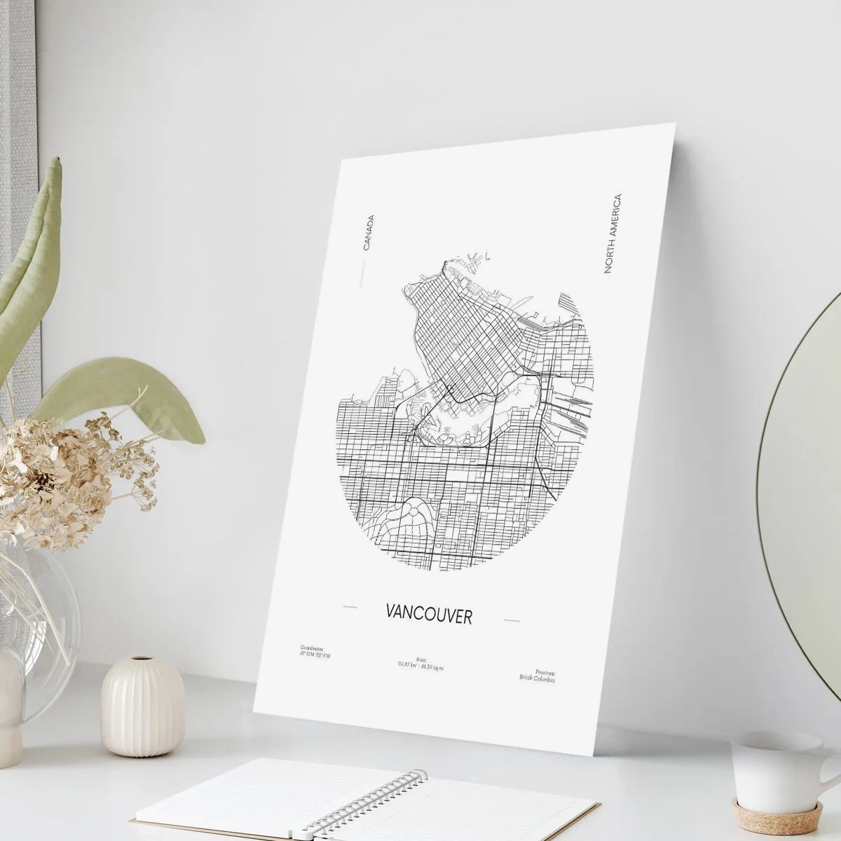 Affiche - Poster - Anatomie de Vancouver - 30x40 cm