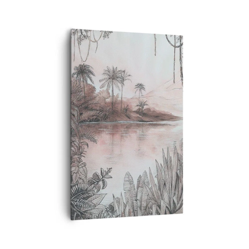 Impression sur toile - Image sur toile - Journal d'un explorateur du XIXe siècle - 80x120 cm