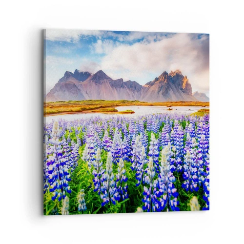 Impression sur toile - Image sur toile - La force et l'austérité côtoient la douceur - 70x70 cm