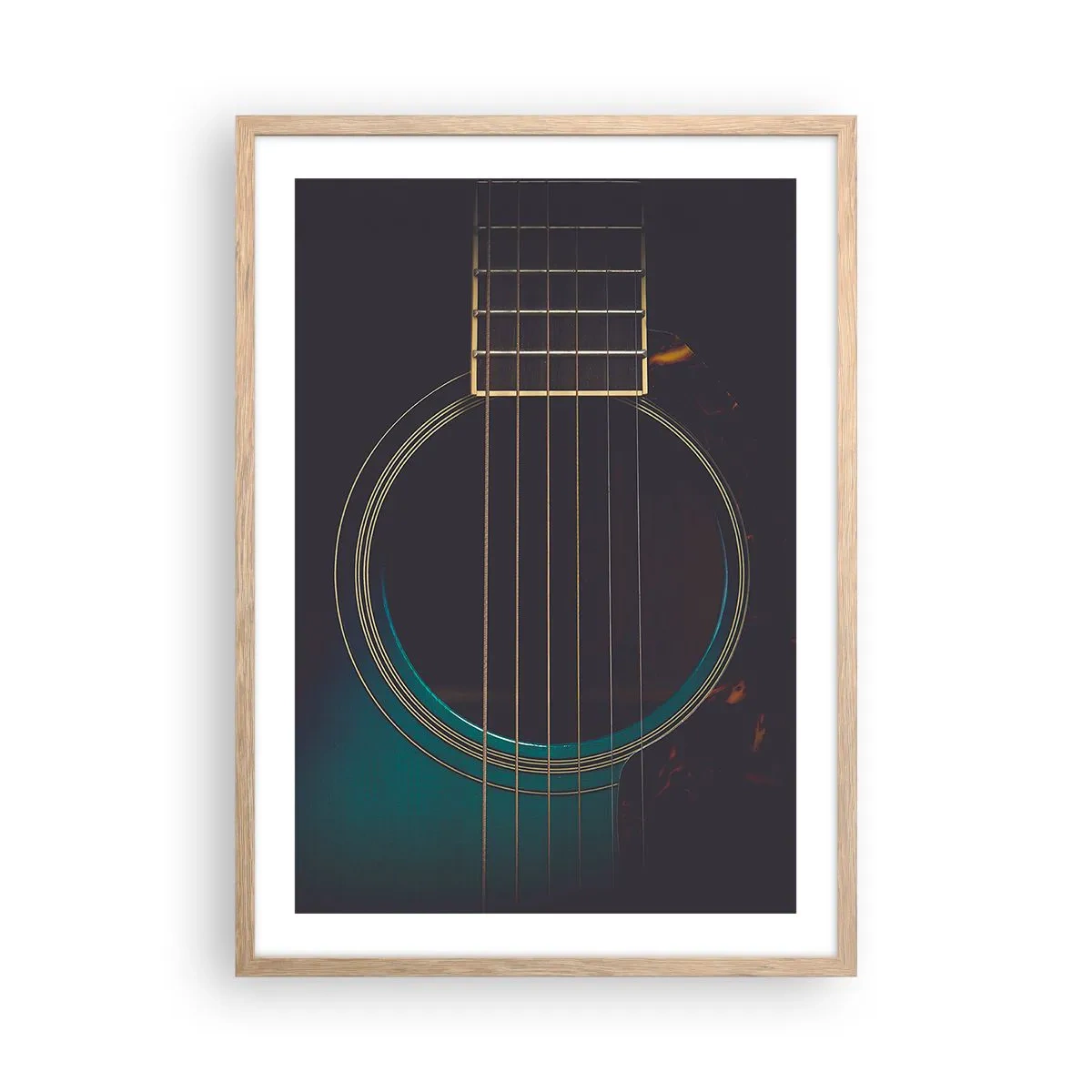 Affiche dans un chêne clair - Poster - Le calme avant la tempête - 50x70 cm